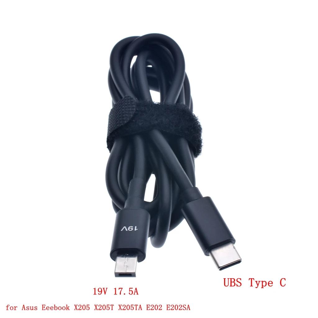 USB C Ÿ Ʈ  ̺ ڵ, USB C DC   ÷ , Asus Eebook X205 X205T X205TA E202 E202SA, 19V
